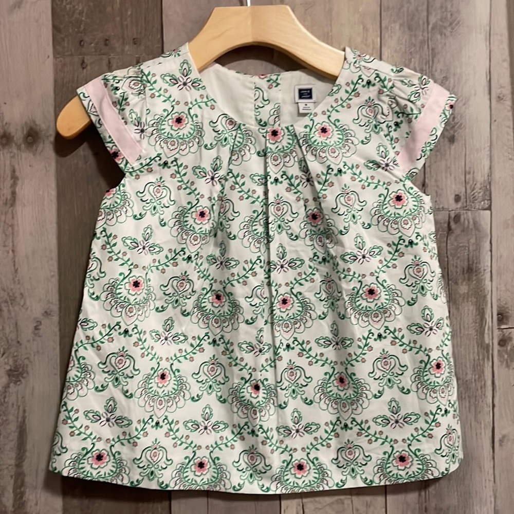 Janie and Jack Floral Blouse
